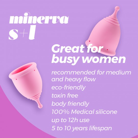 MINERVA S + L COUPE MENSTRUELLE AVEC POCHETTE CRUSHIOUS