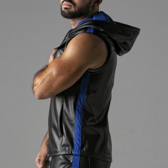 GILET MASSIVE RUDE HOODY BLU LOCKER GEAR