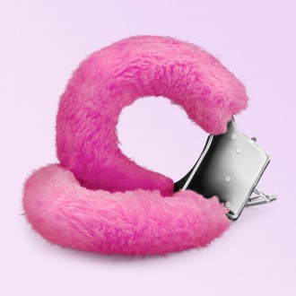 POLSINI IN PELUCHE LOVE CUFFS ROSA CRUSHIOUS