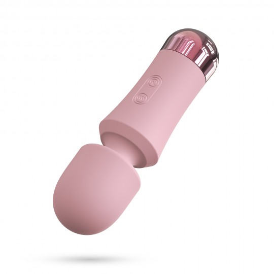 WANDA MINI VIBROMASSEUR WAND RECHARGEABLE ROSE CRUSHIOUS
