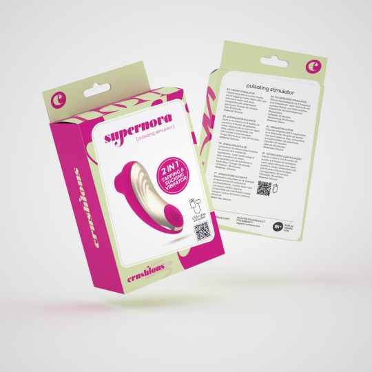 STIMOLATORE DEL CLITORIDE SUPERNOVA CRUSHIOUS ROSA