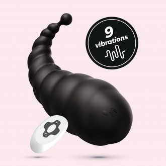 COCOON HUEVO VIBRADOR RECARGABLE CON MANDO A DISTANCIA INALÁMBRICO CRUSHIOUS NEGRO