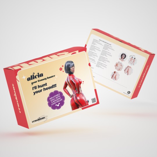PACK DE 18 ALICIA LA CHASSEUSE DE PRIMES POUPÉE GONFLABLE MÉTISSE CRUSHIOUS