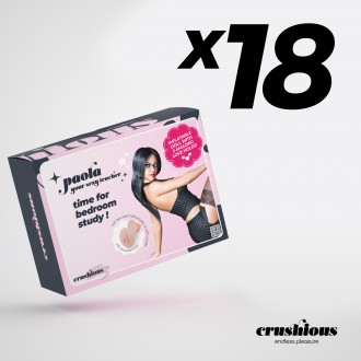 PACK DE 18 POALA LA MAITRESSE POUPÉE GONFLABLE AVEC MASTURBATEUR CRUSHIOUS