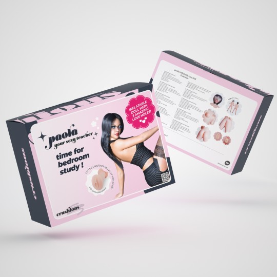 PACK DE 18 PAOLA A PROFESSORA BONECA INSUFLÁVEL COM MASTURBADOR CRUSHIOUS