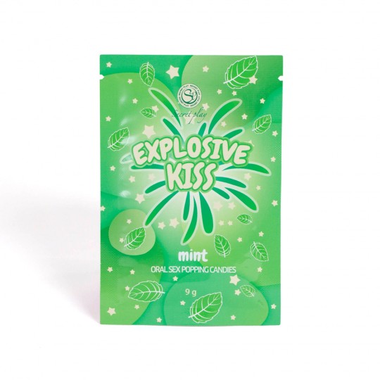 BONBONS PÉTILLANTS EXPLOSIVE KISS MENTHE SECRET PLAY