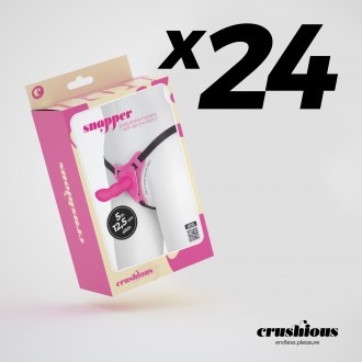 CONFEZIONE DA 24 STRAPPO SNAPPER ROSA CRUSHIOUS