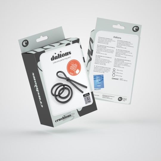 DALTONS CONJUNTO DE ANILLOS DE SILICONA PARA EL PENE CRUSHIOUS