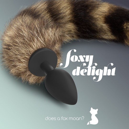 PACK DE 24 PLUG ANAL CON COLA FOXY DELIGHT SILICONA CRUSHIOUS