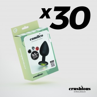 PACK DE 30 CAMILEO PLUG ANAL GRANDE COM 4 JOIAS INTERCAMBIÁVEIS CRUSHIOUS