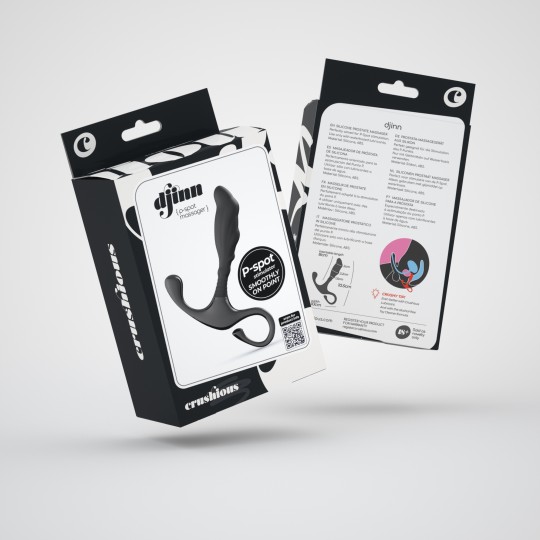 PACK DE 30 DJINN MASSAJADOR DE PRÓSTATA EM SILICONE CRUSHIOUS