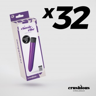 PACK DE 32 VIBROMASSEUR CLASSIC VIBE CRUSHIOUS VIOLET