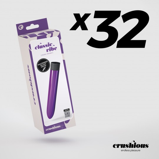 CONFEZIONE DI XX VIBRATORE CLASSICO VIBE CRUSHIOUS VIOLA