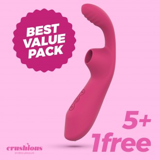 5 +1GRATUITO CYRANO ESTIMULADOR CLITORIAL RECARGABLE CRUSHIOUS