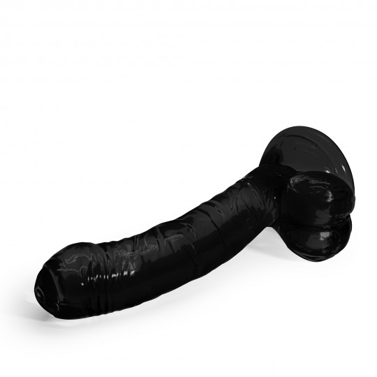 HUDINI DILDO ANALE GELATINOSO NERO CRUSHIOUS