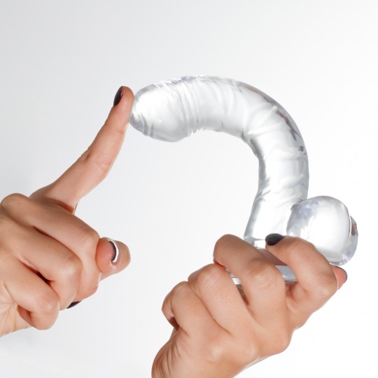 HUDINI DILDO ANALE GELATINOSO TRASPARENTE CRUSHIOUS