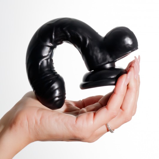 HUDINI DILDO ANALE GELATINOSO NERO CRUSHIOUS