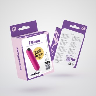 5 + 1 FREE CRUSHIOUS IMOAN RECHARGEABLE VIBRATING BULLET PINK