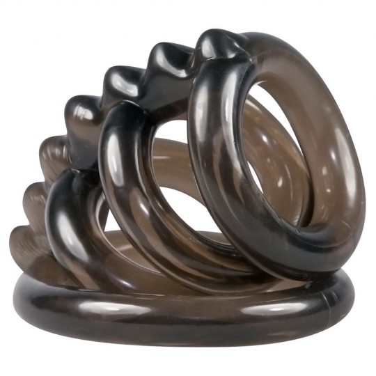 КОЛЬЦО ДЛЯ ЧЛЕНА/ЯИЧКА 4 КОЛЬЦА