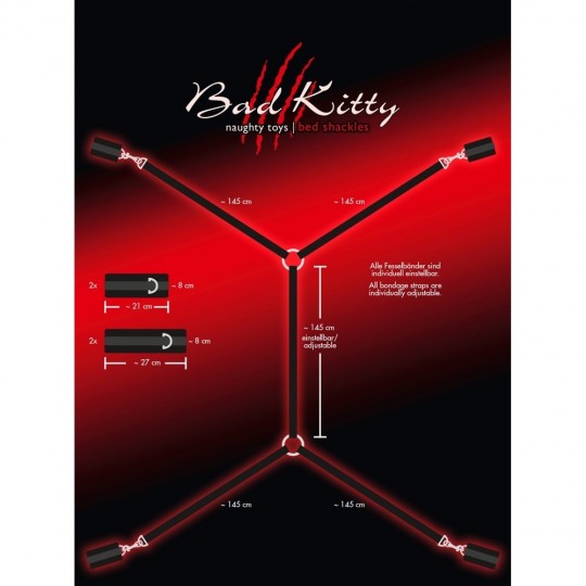 BAD KITTY BED SHACKLES