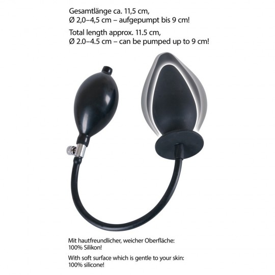 НАСТОЯЩИЙ ЧЕРНЫЙ РАЗДУВНОЙ ФАЛЛОИМИТАТОР