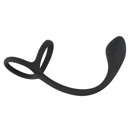 КОЛЬЦО ДЛЯ ЧЛЕНА И МЯЧА С ЗАТЫЧКОЙ