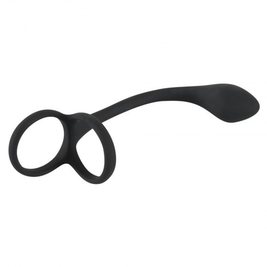 COCK &amp; BALL RING WITH BUTT PLUG