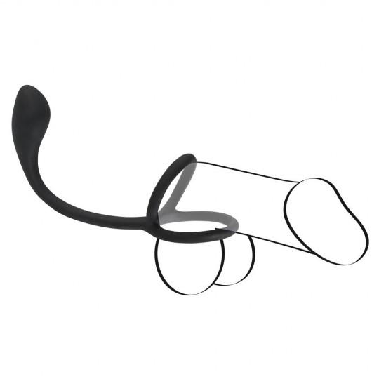 КОЛЬЦО ДЛЯ ЧЛЕНА И МЯЧА С ЗАТЫЧКОЙ