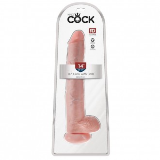 14" COCK WITH BALLS