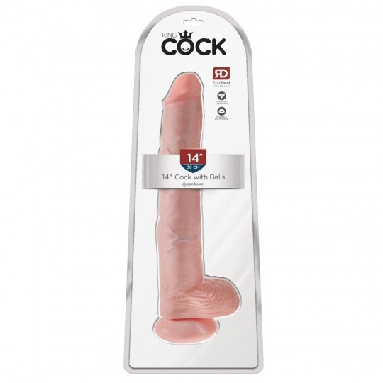 14" COCK WITH BALLS