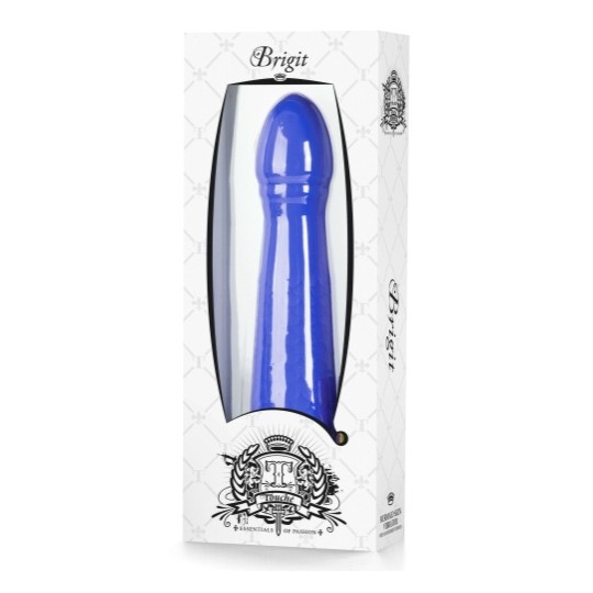 VIBRADOR BRIGIT AZUL EMBALAGEM BRANCA