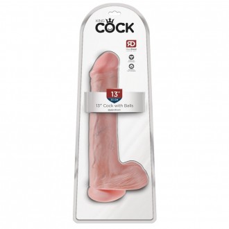 13" COCK WITH BALLS