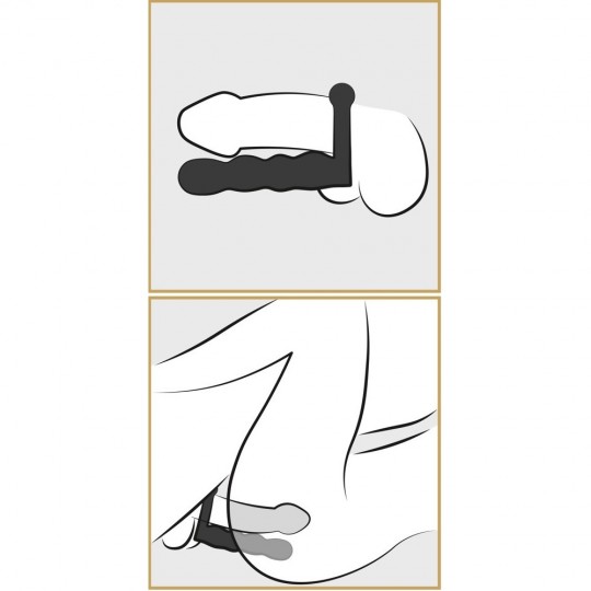 ПОЗИРУЕМЫЙ ПАРТНЕР С ДВОЙНЫМ ПЕНЕТРАТОРОМ