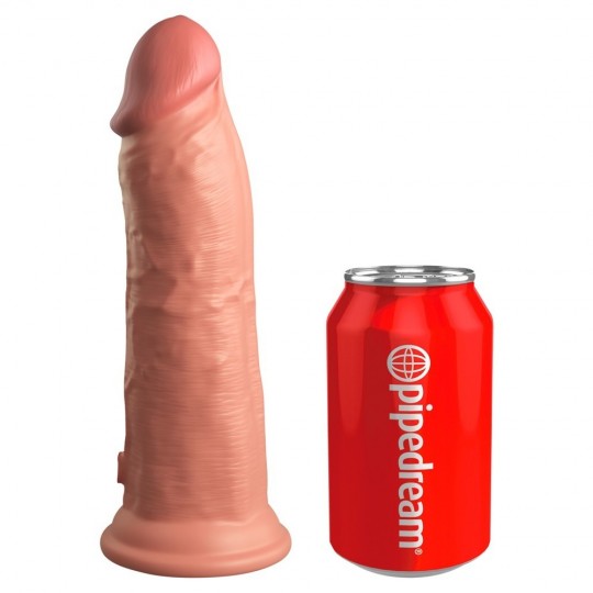 8" DUAL DENSITY SILICONE COCK