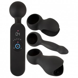 WAND VIBRATOR WITH 3 ATTACHMENTS