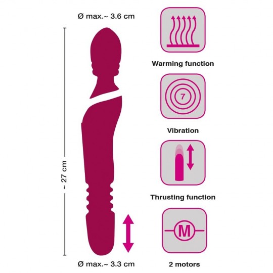 МАССАЖНАЯ ПАЛОЧКА, РАЗОГРЕВАЮЩАЯ И НАГНЕТАЮЩАЯ ВИБРАЦИЮ