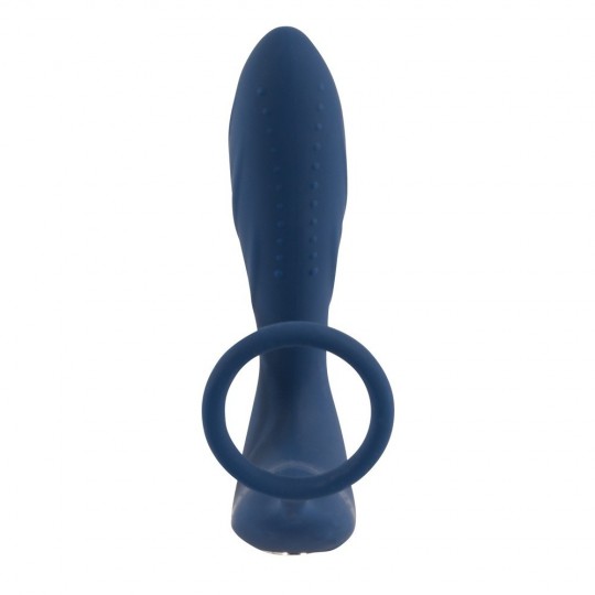 VIBRATING PROSTATE PLUG WITH COCK RING