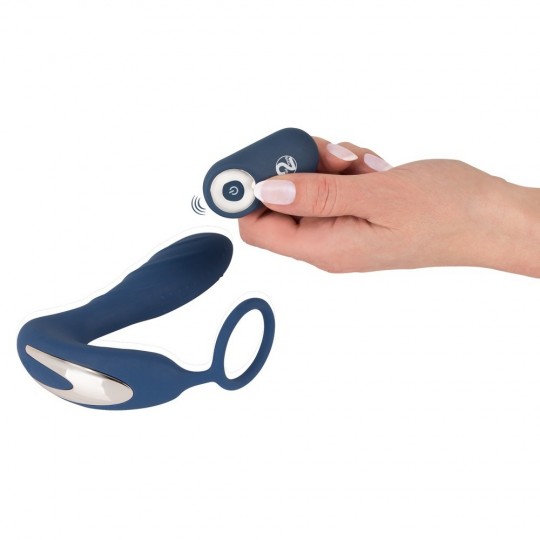 VIBRATING PROSTATE PLUG WITH COCK RING