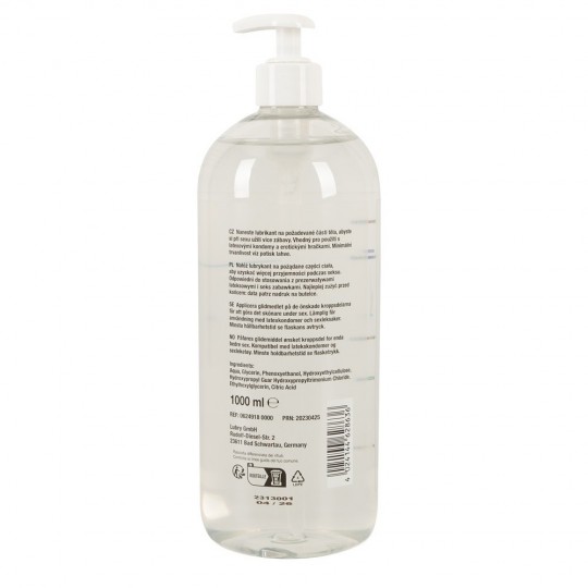 LUBRIFIANT À BASE D'EAU ANAL 1000ML JUST GLIDE
