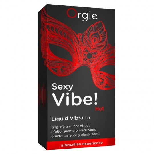 GEL MIT VIBRATION UND WÄRMEEFFEKT SEXY VIBE 15ML ORGIE
