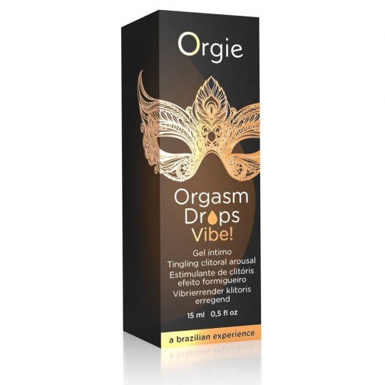 TROPFEN MIT VIBRIERENDER WIRKUNG ORGASM DROPS VIBE 15ML ORGIE