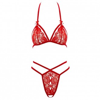 LACE SET RED