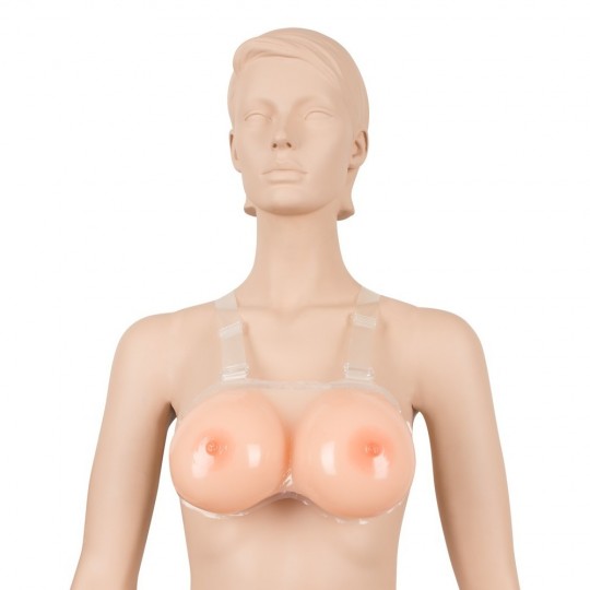 SILICONE BREASTS WITH STRAPS