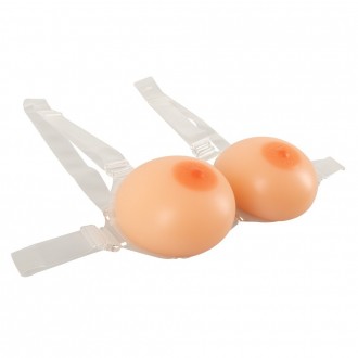 STRAP-ON SILICONE BREASTS