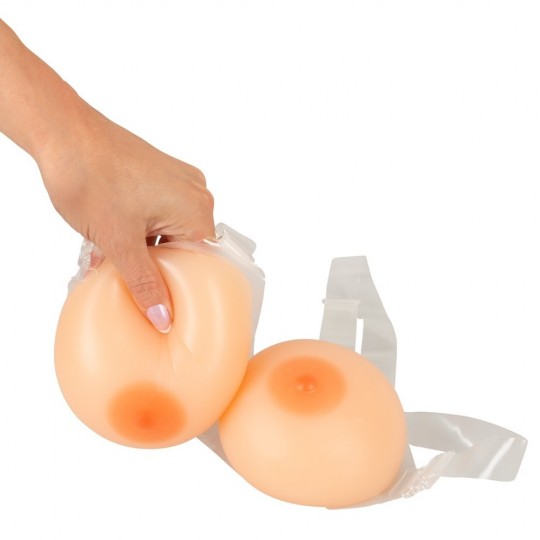 STRAP-ON SILICONE BREASTS