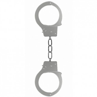 METAL BEGINNER'S HANDCUFFS SILVER