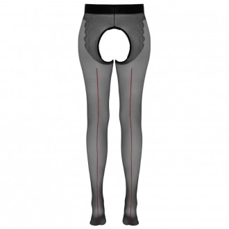 CROTCHLESS TIGHTS, WITH DECORATIVE SEAM