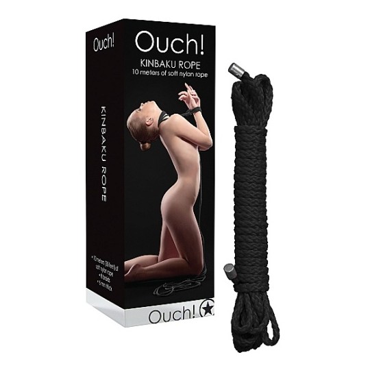 CUERDA DE RESTRICCIÓN KINBAKU 10 METROS NEGRA
