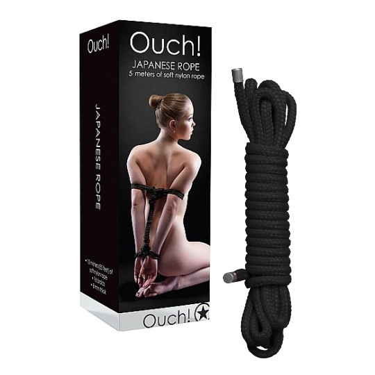 CUERDA DE RESTRICCIÓN JAPANESE 5 METROS NEGRA