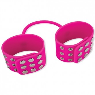 ALGEMAS DE SILICONE SILICONE CUFFS ROSA